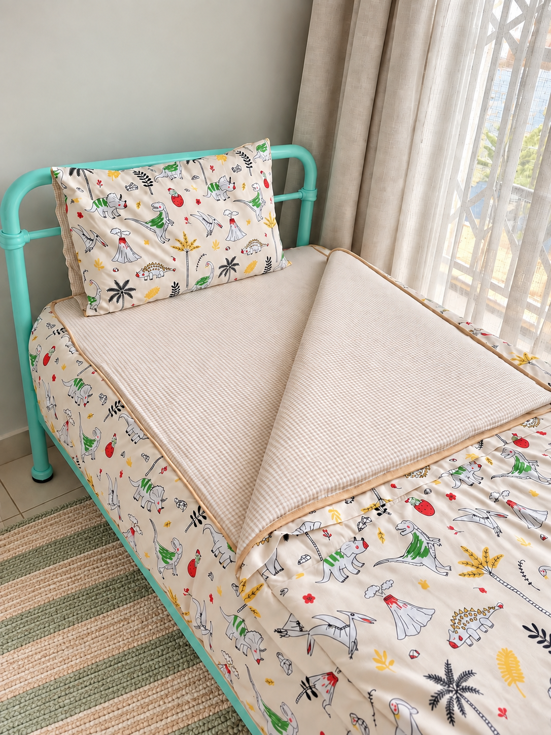 Dino Adventure Zip Bedding Set