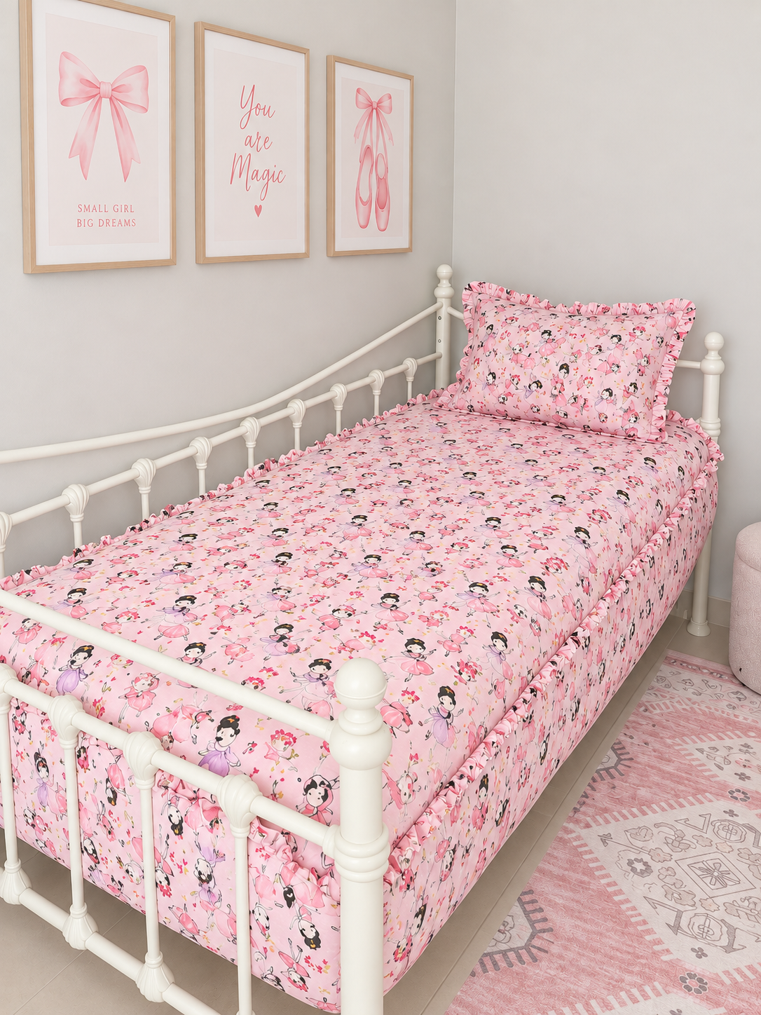 Ballerina Dreams Zip Bedding Set