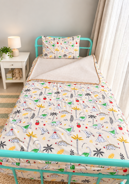Dino Adventure Zip Bedding Set