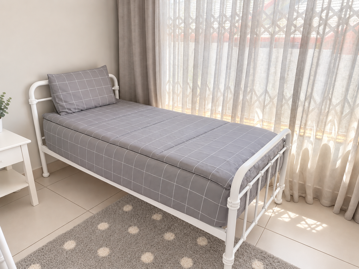 Grid Check Zip Bedding Set