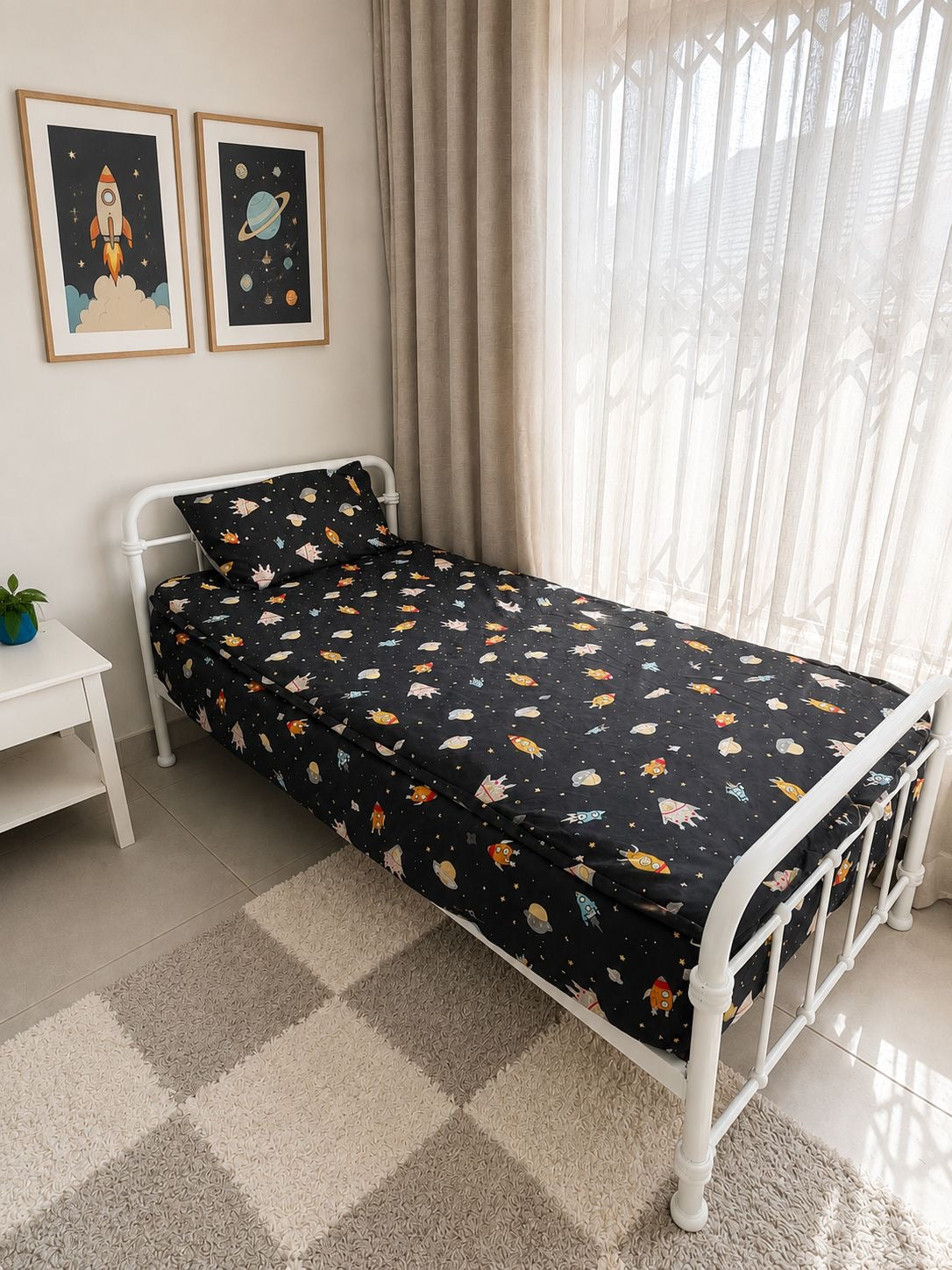 Space Explorer Zip Bedding Set