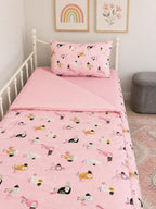 Funky Birds Zip Bedding Set